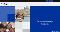 Desktop Screenshot of inlinguamalta.com