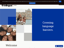 Tablet Screenshot of inlinguamalta.com